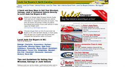 Desktop Screenshot of junkcarbuyersnc.com